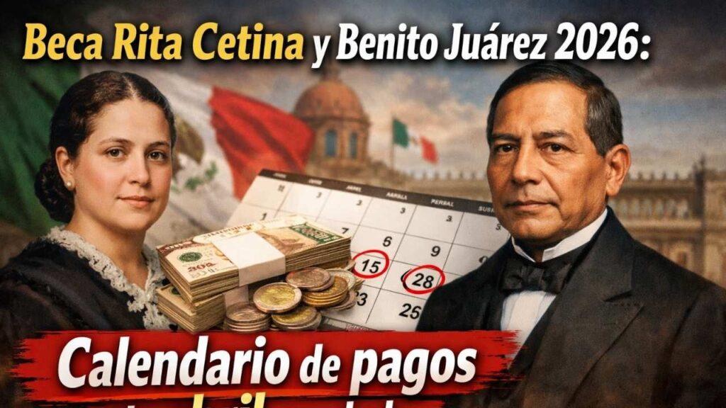 Beca Rita Cetina y Benito Juárez 2026: Calendario de pagos de abril revelado Beca Rita Cetina y Benito Juárez 2026: Calendario de pagos de abril revelado